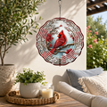 Cardinal Garden Wind Spinner