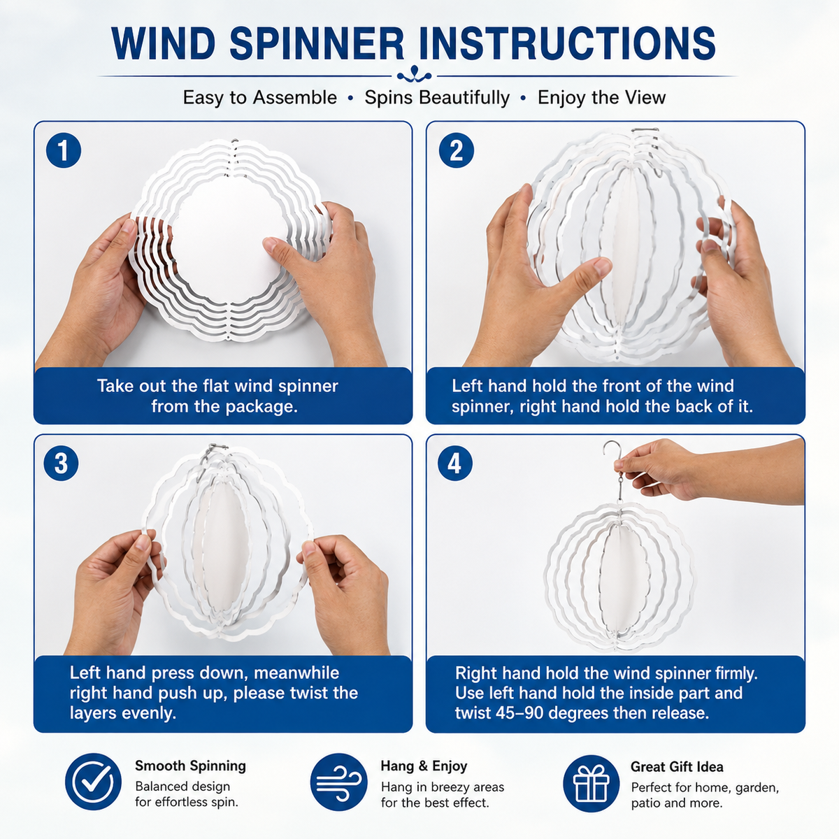 Cardinal Garden Wind Spinner