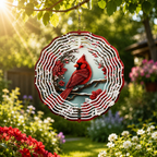 Cardinal Garden Wind Spinner